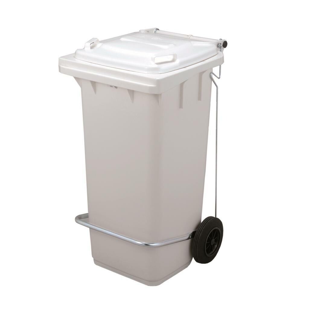 Bidone Raccolta Differenziata 120 lt Bianco 1 Sss