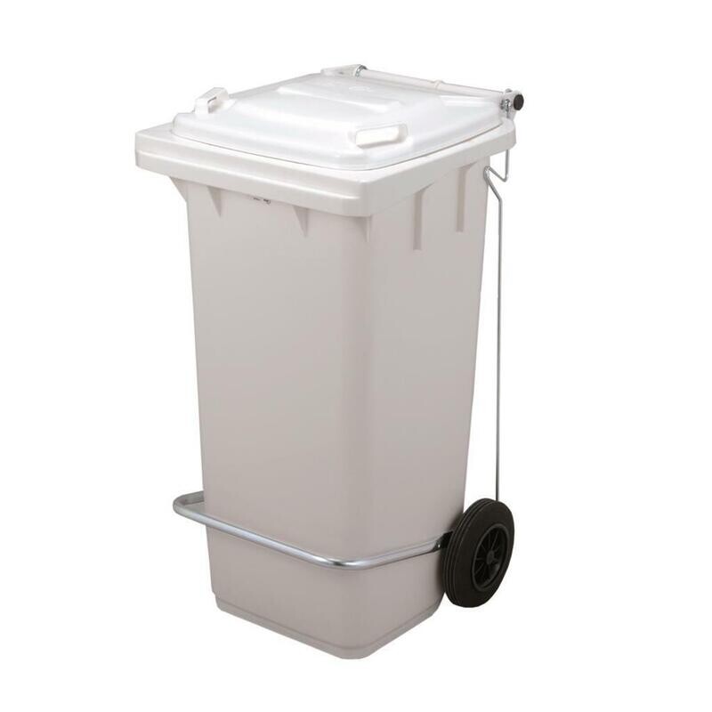 Bidone Raccolta Differenziata 120 lt Bianco 1 Sss