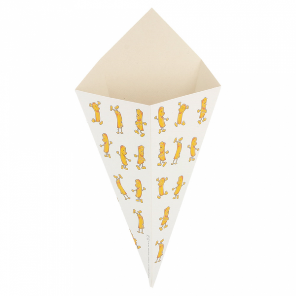 CONI PER FRITTI 'CHIPS' 250 G 250 G/M2 16x27 CM BIANCO CARTONE (1200 UNITÀ) CONI PER FRITTI 'CHIPS' 250 G 250 G/M2 16x27 CM BIANCO CARTONE (1200 UNITÀ)