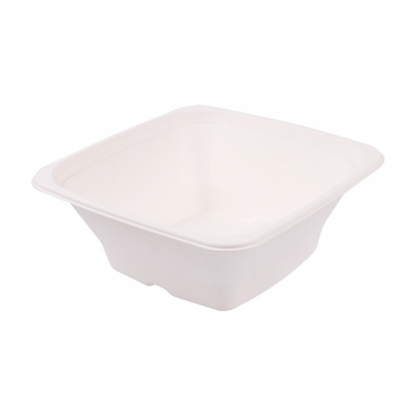 CIOTOLE QUADRATE 'BIONIC' 950 ML 18x18x7 CM BIANCO (400 UNITÀ) CIOTOLE QUADRATE 'BIONIC' 950 ML 18x18x7 CM BIANCO (400 UNITÀ)
