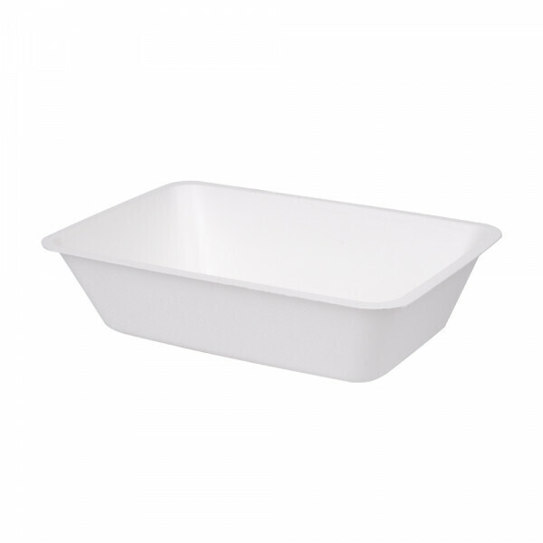 VASSOI 'BIONIC' 800 ML 20,3x13,6x5 CM BIANCO (500 UNITÀ)