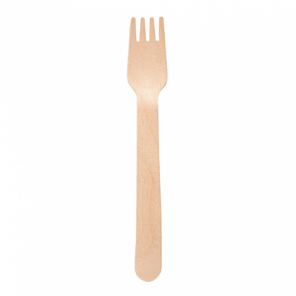 FORCHETTA 14 CM NATURALE LEGNO (100 UNITÀ)