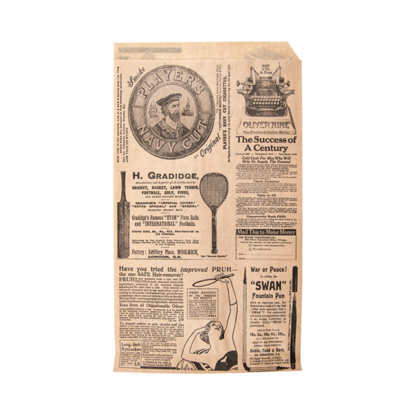 SACCHETTI ANTIGRASSO APERTI SU 2 LATI CREPES &amp; TACOS 'TIMES' 34 G/M2 13x22 CM NATURALE (500 UNITÀ)