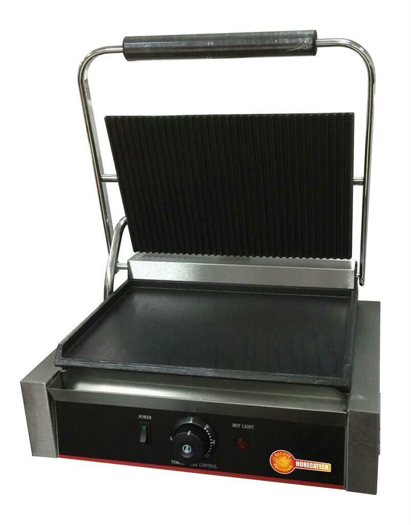 Piastra Panini Media Liscia/Rigata 46x37 cm RS572 Horecatech