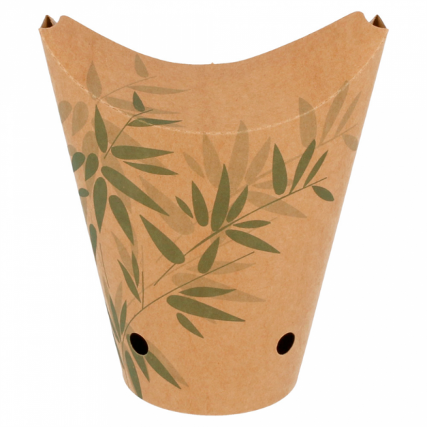 CONTENITORE FRITTI CHIUSO 'FEEL GREEN' 16 OZ - 480 ML 200 + 25PE G/M2 8,5x14 CM MARRONE CARTONE (50 UNITÀ) CONTENITORE FRITTI CHIUSO 'FEEL GREEN' 16 OZ - 480 ML 200 + 25PE G/M2 8,5x14 CM MARRONE CARTONE (50 UNITÀ)