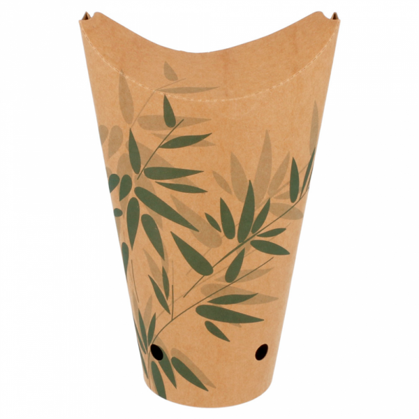 CONTENITORE FRITTI CHIUSO 'FEEL GREEN' 22 OZ - 660 ML 200 + 25PE G/M2 8,5x18 CM MARRONE CARTONE (50 UNITÀ) CONTENITORE FRITTI CHIUSO 'FEEL GREEN' 22 OZ - 660 ML 200 + 25PE G/M2 8,5x18 CM MARRONE CARTONE (50 UNITÀ)