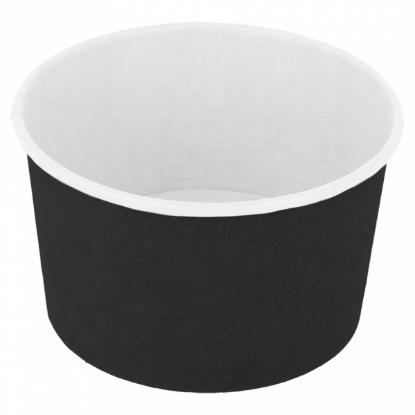 COPPETTA GELATO 240 ML 250 + 18PE G/M2 Ø 9,4x5,5 CM NERO CARTONE (2000 UNITÀ) COPPETTA GELATO 240 ML 250 + 18PE G/M2 Ø 9,4x5,5 CM NERO CARTONE (2000 UNITÀ)