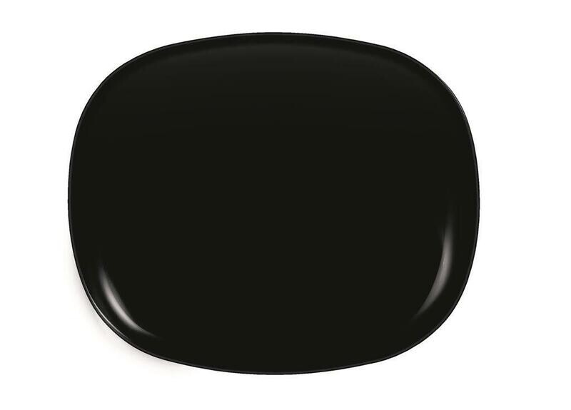 Arcoroc - Piatto Rettangolare 28x23 cm Nero Evolutions Black