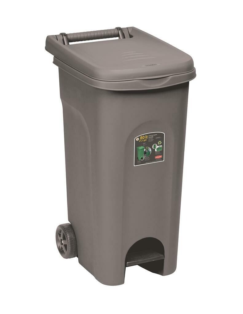 Bidone Raccolta Differenziata 80 lt Grigio Urban Eco System 25603 Stefanplast Bidone Raccolta Differenziata 80 lt Grigio Urban Eco System 25603 Stefanplast