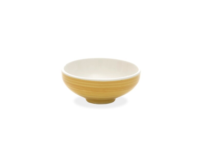 Zafferano - Bowl media - Decoro pallino - Giallo Zafferano - Bowl media - Decoro pallino - Giallo