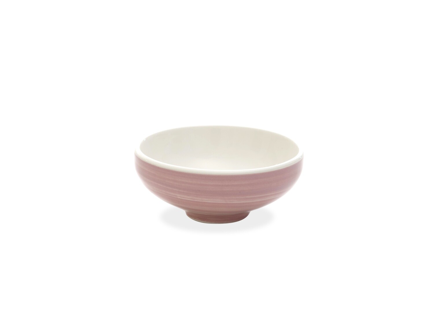 Zafferano - Bowl media - Decoro pallino - Rosa