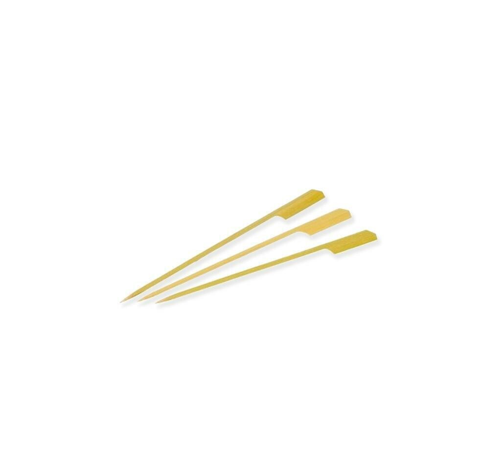 C/100 Bastoncini Snack 9 cm Sustainable Tableware 1023 Gold Plast C/100 Bastoncini Snack 9 cm Sustainable Tableware 1023 Gold Plast