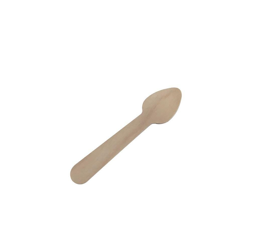 C/100 Cucchiai Mini 9.5 cm Sustainable Tableware 1016 Gold Plast