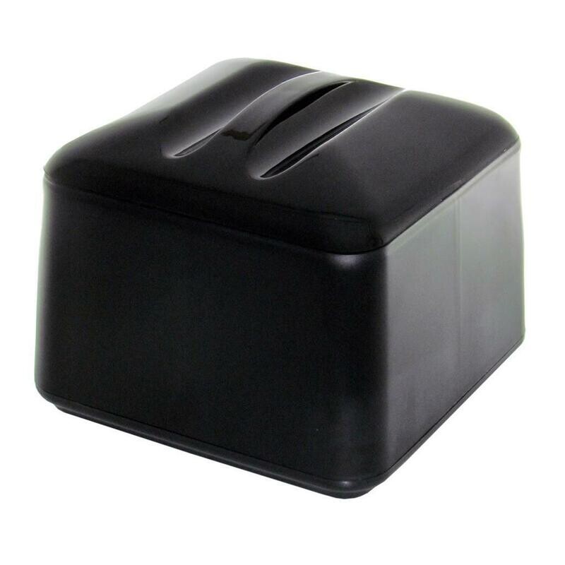 Porta Ghiaccio Quadro Con Coperchio 24x24 cm Nero 5516 Mc Porta Ghiaccio Quadro Con Coperchio 24x24 cm Nero 5516 Mc