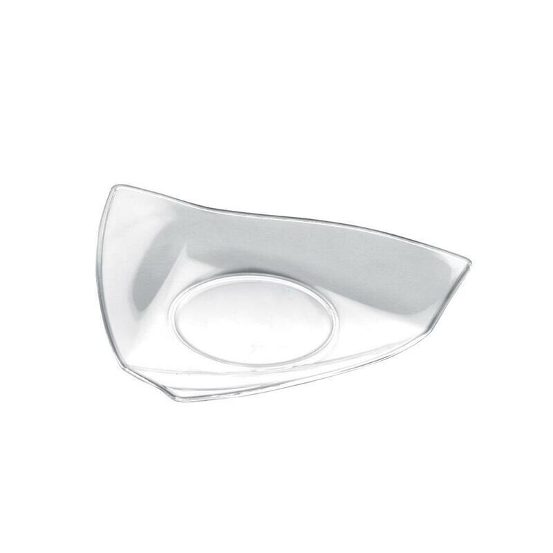 C/50 Piattini Vela 8.5 cm Trasparente 6019 Gold Plast C/50 Piattini Vela 8.5 cm Trasparente 6019 Gold Plast