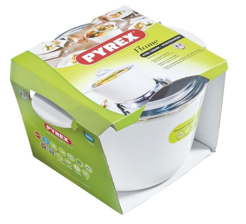 Casseruola Tonda Con Coperchio 1 lt Vitro P23A Pyrex Casseruola Tonda Con Coperchio 1 lt Vitro P23A Pyrex