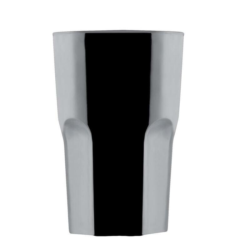 Bicchiere Granity 40 cl Nero 2763-19 Gold Plast Bicchiere Granity 40 cl Nero 2763-19 Gold Plast
