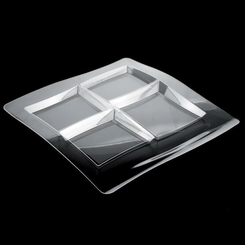 Antipastiera 36x35 cm Trasparente 6300 Gold Plast Antipastiera 36x35 cm Trasparente 6300 Gold Plast