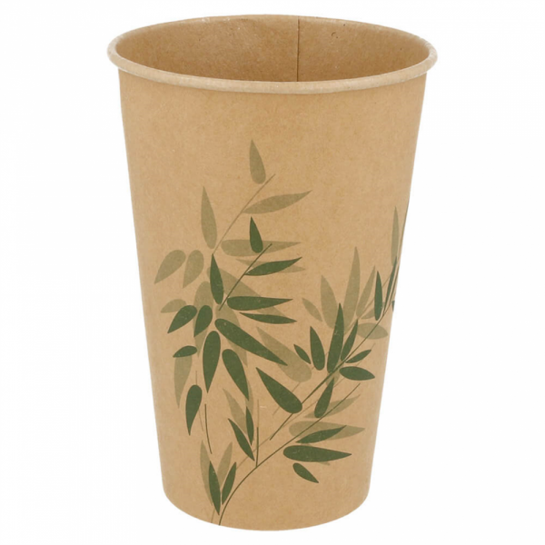 BICCHIERE 'FEEL GREEN' 550 ML 280 + 18 PE G/M2 Ø9x15,2 CM MARRONE CARTONE (900 UNITÀ) BICCHIERE 'FEEL GREEN' 550 ML 280 + 18 PE G/M2 Ø9x15,2 CM MARRONE CARTONE (900 UNITÀ)