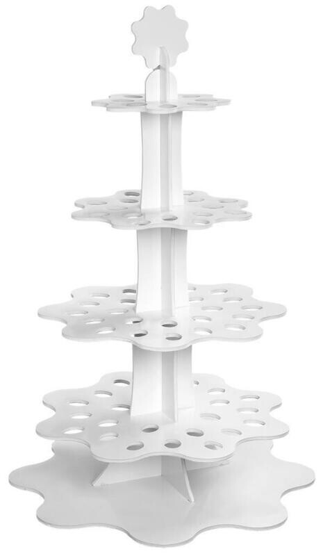 Alzata Flower Finger Food 75 cm Bianco 1000-11 Gold Plast Alzata Flower Finger Food 75 cm Bianco 1000-11 Gold Plast