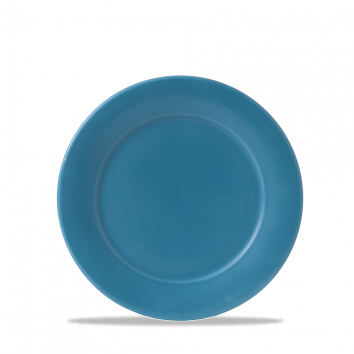 BLUE MID RIM PLATE
