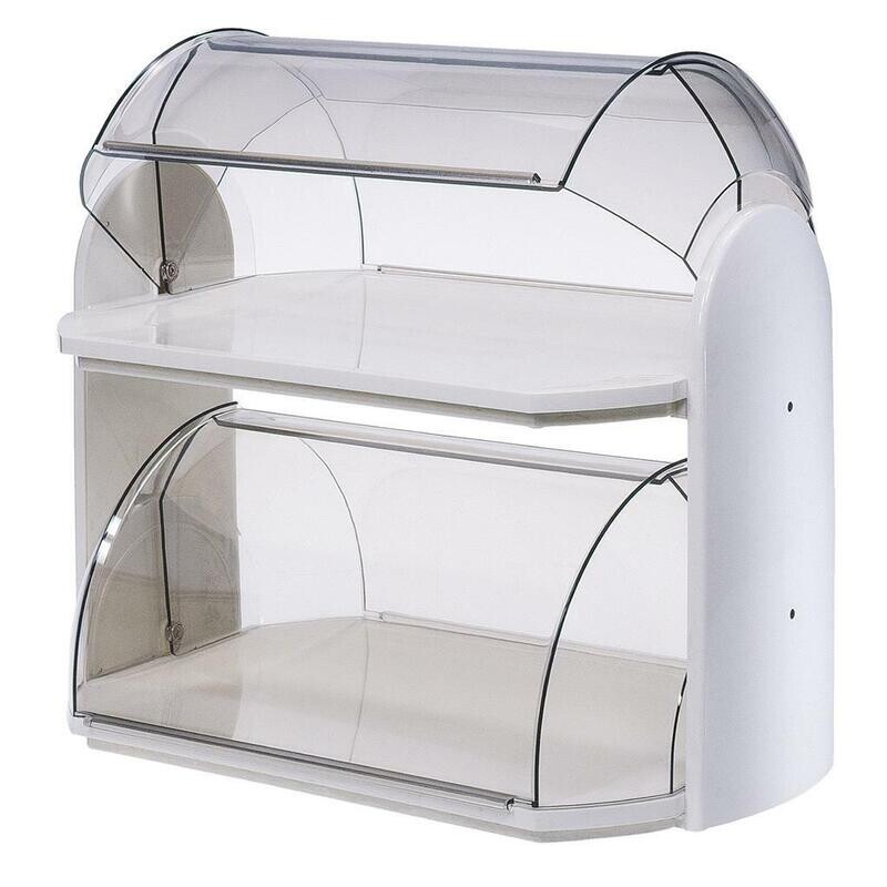 Pasticcera Doppia 45x30 cm Bianco 323 Cosmoplast Pasticcera Doppia 45x30 cm Bianco 323 Cosmoplast
