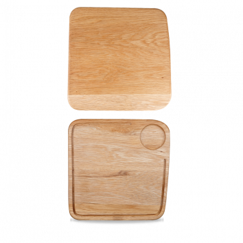 LARGE SQUARE OAK BOARD