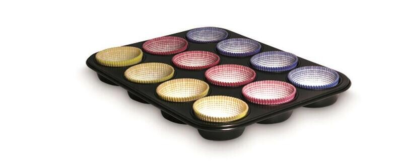 Stampo 12 Muffin+60 Pirottini Gardenia 89913 Guardini Stampo 12 Muffin+60 Pirottini Gardenia 89913 Guardini