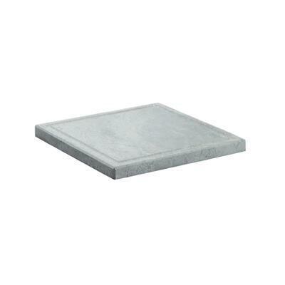 Pietra Ollare Quadrata 25x25 cm 99042 Bisetti Pietra Ollare Quadrata 25x25 cm 99042 Bisetti