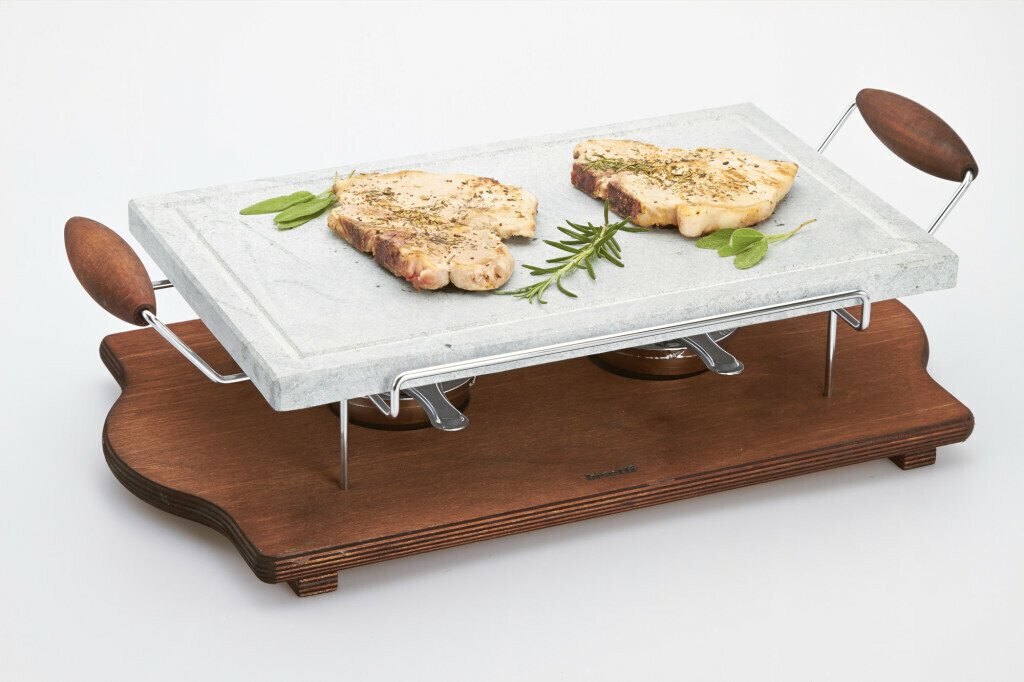 Pietra Ollare Rettangolare 40x25 cm 99024 Bisetti Pietra Ollare Rettangolare 40x25 cm 99024 Bisetti