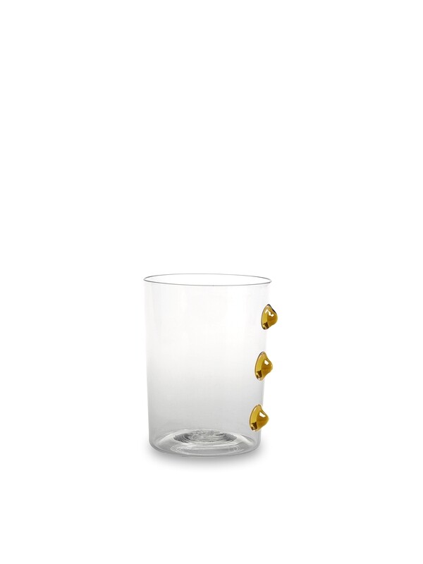 Zafferano -  Tumbler - Vetro colorato - Giallo oro