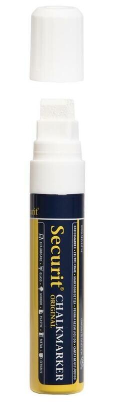 Pennarello Large Per Lavagna Bianco SMA720-WT Securit Pennarello Large Per Lavagna Bianco SMA720-WT Securit