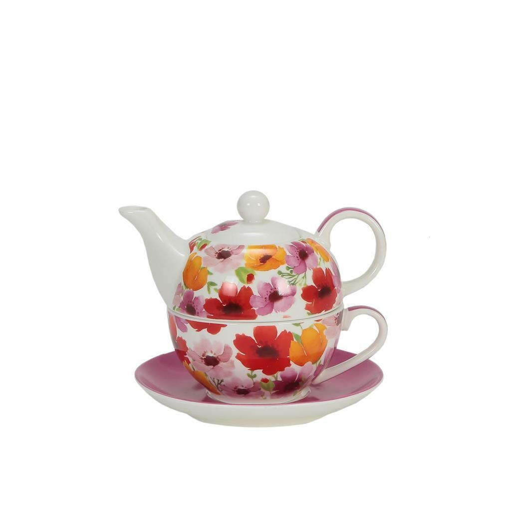 Tirolix - Tea For One 35 cl Garden Pink Breakfast Tirolix - Tea For One 35 cl Garden Pink Breakfast