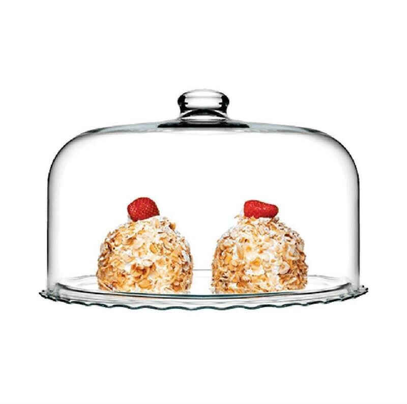 Pasabahce - Piatto Torta Con Campana 35.5 cm Maxi Patisserie Pasabahce - Piatto Torta Con Campana 35.5 cm Maxi Patisserie