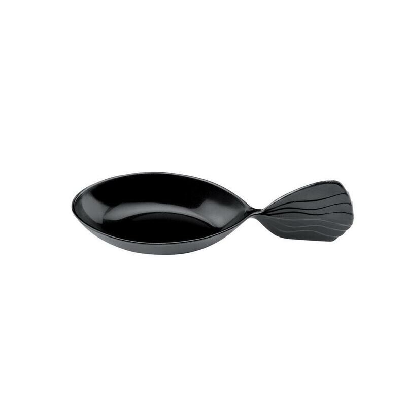 C/30 Cucchiai Monodose Pesce 10 cm Nero 2717C-19 Gold Plast C/30 Cucchiai Monodose Pesce 10 cm Nero 2717C-19 Gold Plast