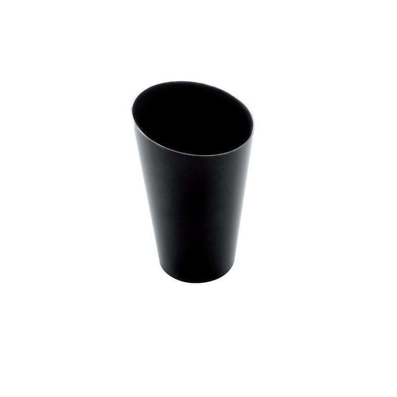 C/25 Bicchieri Conici Alti 7 cl Nero 6005-19 Gold Plast C/25 Bicchieri Conici Alti 7 cl Nero 6005-19 Gold Plast