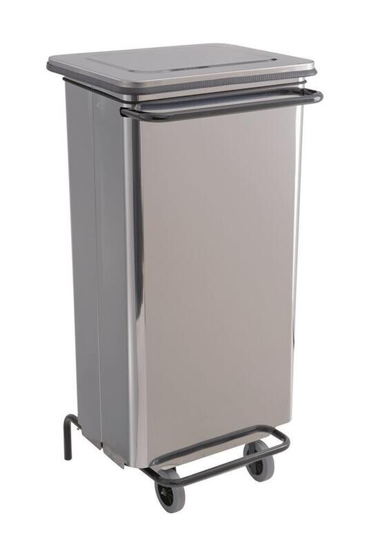 Pattumiera Rettangolare Con Ruote 110 lt Continox 790624 Medial Pattumiera Rettangolare Con Ruote 110 lt Continox 790624 Medial