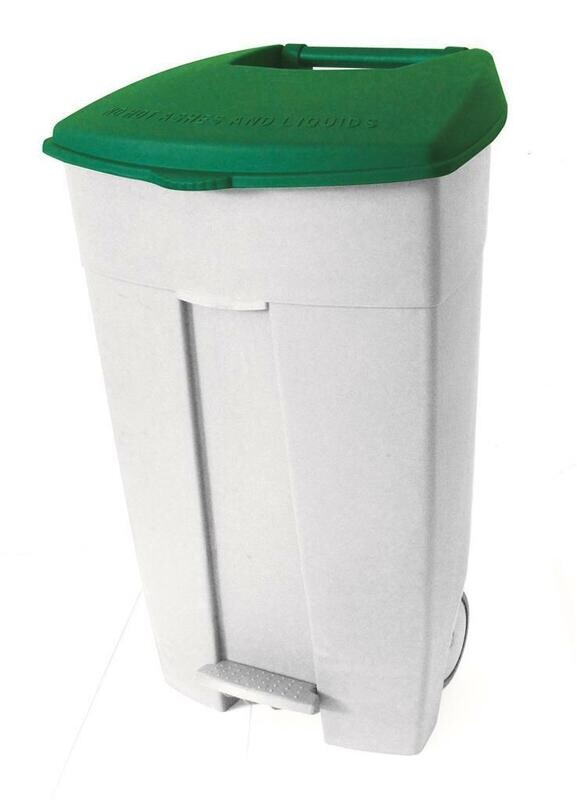 Pattumiera Raccolta Differenziata 120 lt Verde Contiplast 102038 Medial