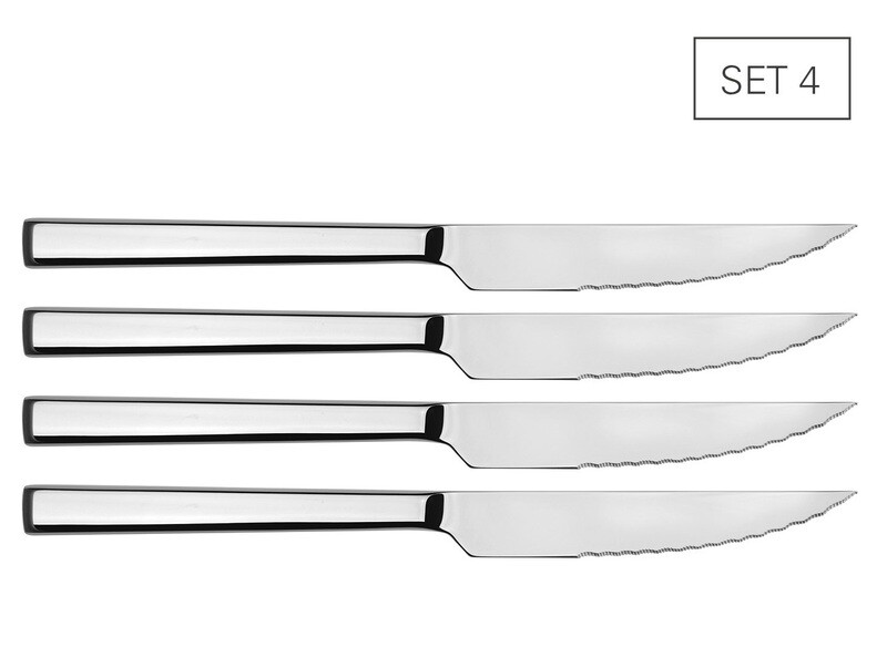 Coltello da bistecca con bordo seghettato Set da 4 - Weis Coltello da bistecca con bordo seghettato Set da 4 - Weis