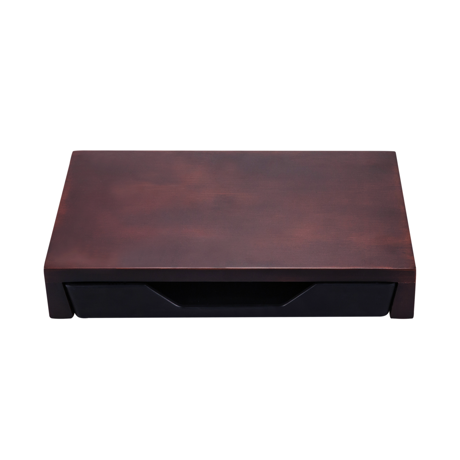 Vassoio Bridge Tray - mogano / nero opaco Vassoio Bridge Tray - mogano / nero opaco