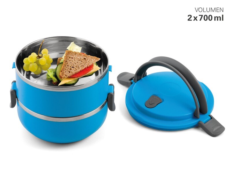 Lunchbox rotondo a due livelli - Weis