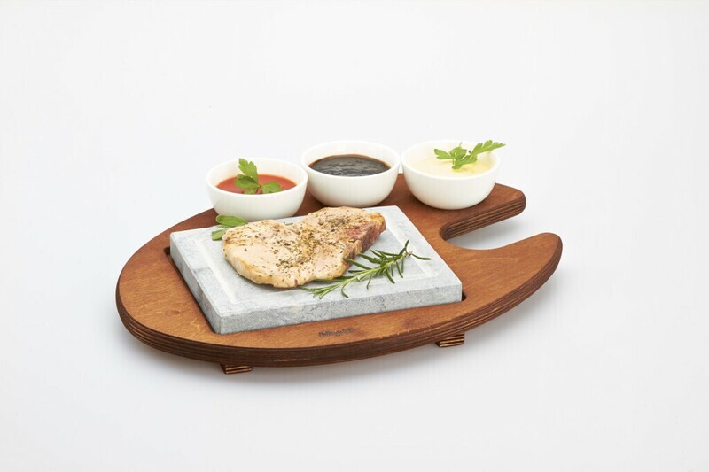 Set Pietra Ollare Rettangolare 16x20 cm 99050 Bisetti Set Pietra Ollare Rettangolare 16x20 cm 99050 Bisetti