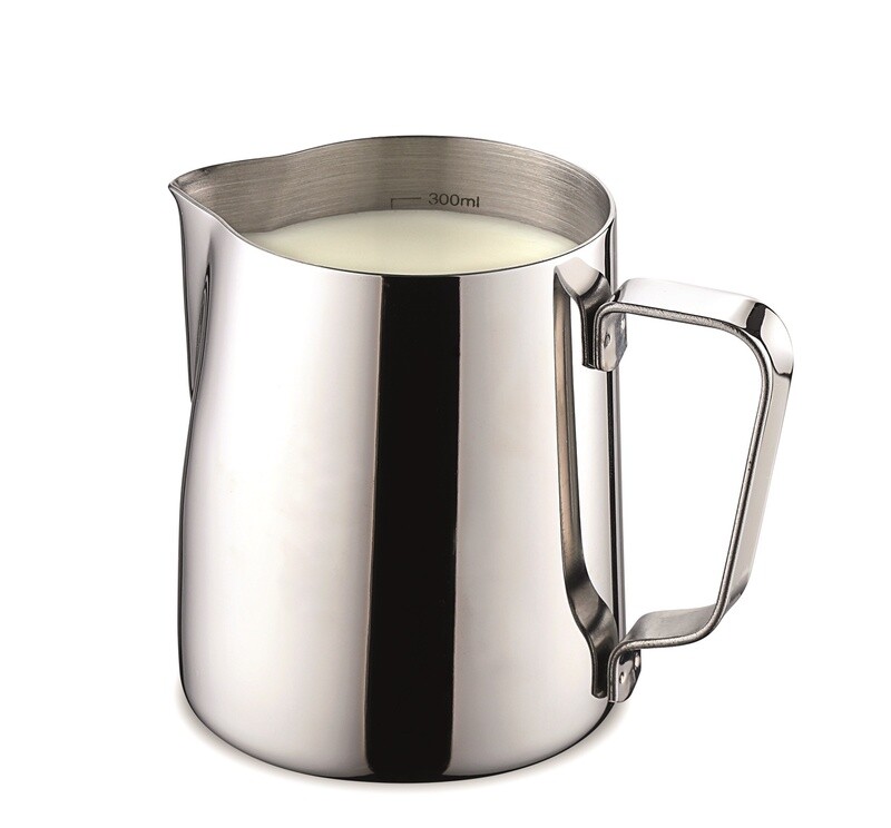 Lattiera con graduazione interna in acciaio inox 1 l - Weis Lattiera con graduazione interna in acciaio inox 1 l - Weis