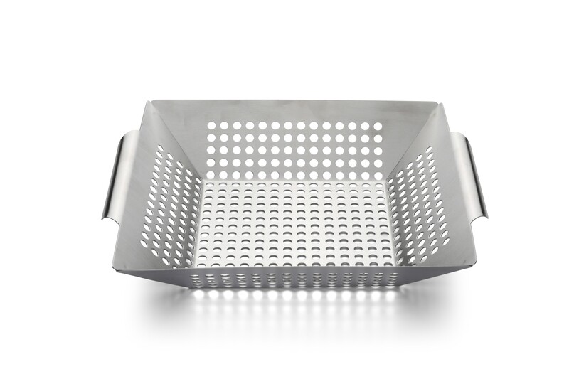 Cesto griglia in acciaio inox 30 x 30 cm - Weis Cesto griglia in acciaio inox 30 x 30 cm - Weis