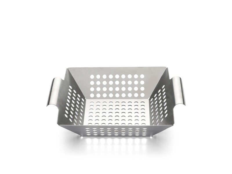 Cesto griglia in acciaio inox 21 x 21 cm - Weis Cesto griglia in acciaio inox 21 x 21 cm - Weis