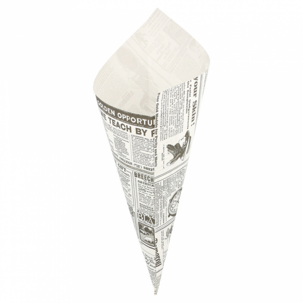 SACCHETTI A CONO ANTIGRASSO 'TIMES' 250 G 70 G/M2 29,5x21 CM BIANCO (2000 UNITÀ) SACCHETTI A CONO ANTIGRASSO 'TIMES' 250 G 70 G/M2 29,5x21 CM BIANCO (2000 UNITÀ)