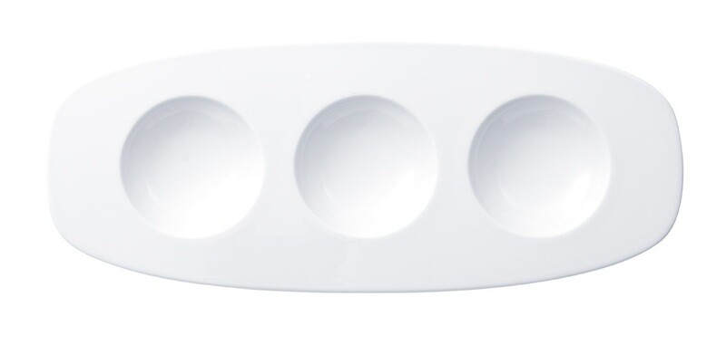 Villeroy & Boch, Affinity - Piatto ovale a 3 spartiti 30 cm Villeroy & Boch, Affinity - Piatto ovale a 3 spartiti 30 cm