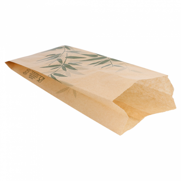 SACCHETTI PER PANINI 'FEEL GREEN' 34 G/M2 9+4x22 CM NATURALE PERGAMANA ANTIGRASSO (500 UNITÀ) SACCHETTI PER PANINI 'FEEL GREEN' 34 G/M2 9+4x22 CM NATURALE PERGAMANA ANTIGRASSO (500 UNITÀ)