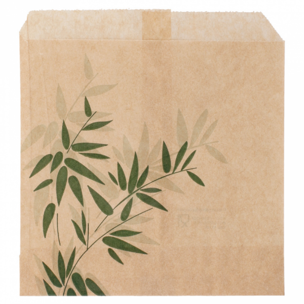 SACCHETTI PER PATATINE FRITTE 'FEEL GREEN' 34 G/M2 12x12 CM NATURALE PERGAMANA ANTIGRASSO (1000 UNITÀ) SACCHETTI PER PATATINE FRITTE 'FEEL GREEN' 34 G/M2 12x12 CM NATURALE PERGAMANA ANTIGRASSO (1000 UNITÀ)