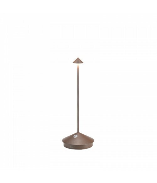 Pina Pro Lampada da Tavolo Corten - Zafferano Pina Pro Lampada da Tavolo Corten - Zafferano